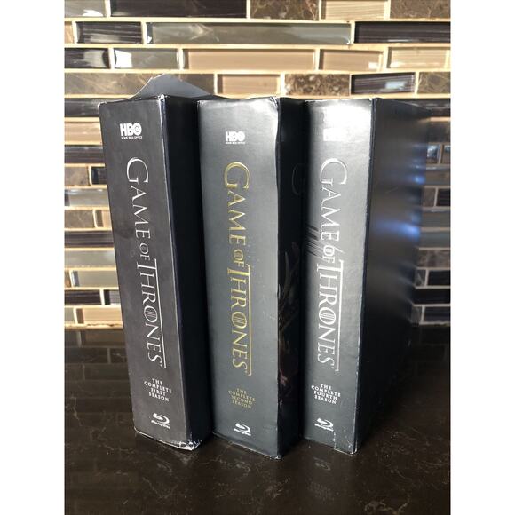 Game of Thrones: DVD LOT The Complete First Second Fourth Season 1 2 4 Box Set - Picture 1 of 5